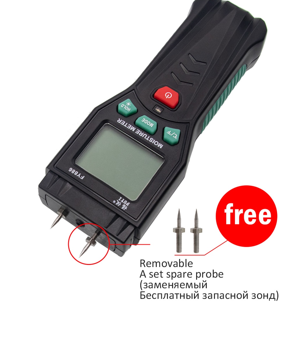 Digital Wood Moisture Meter of Materials Humidity Tester Timber Damp Detector medidor de humedad vochtmeter moisture meter