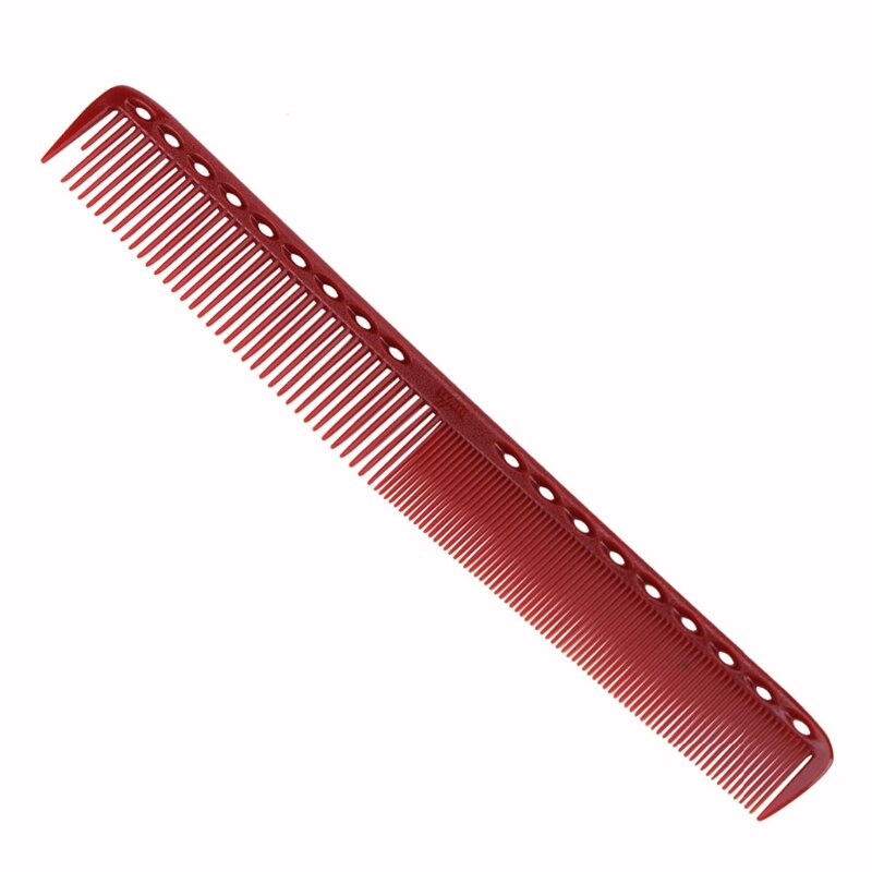 4Pcs/Set Anti-Static Red Hairdressing Comb Detangling Platic Straightening Comb Barber Hair Different Combs Set