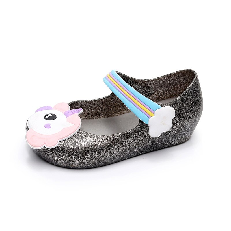 Xiaying Smile children Jelly shoes Style Summer Unicorn Rubber bottom baby boys girls casual comfortable kids sandals: Style 1 / 9