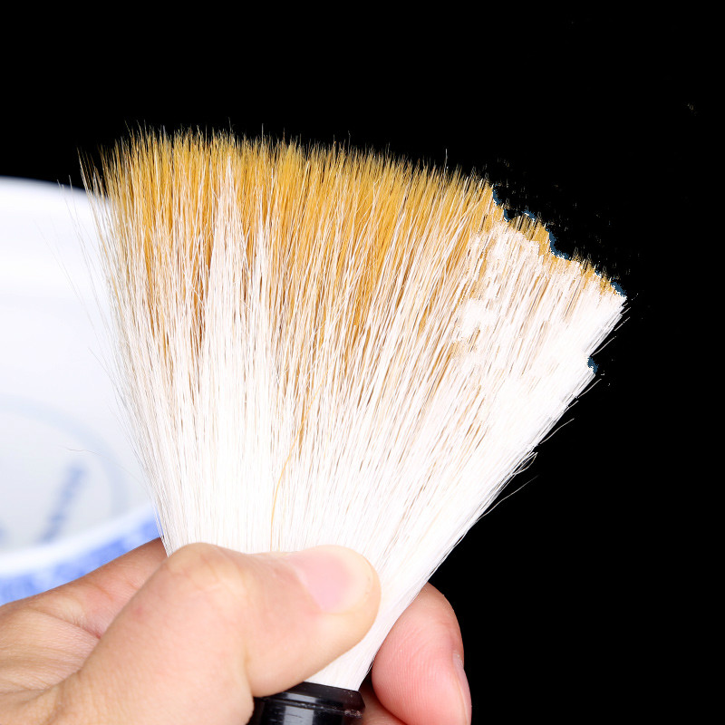 Tinta China Hopper-en forma de pluma de pincel de caligrafía China comadreja de pelo duro escribir herramienta Pincel de Tinta de caligrafía pintura coplas