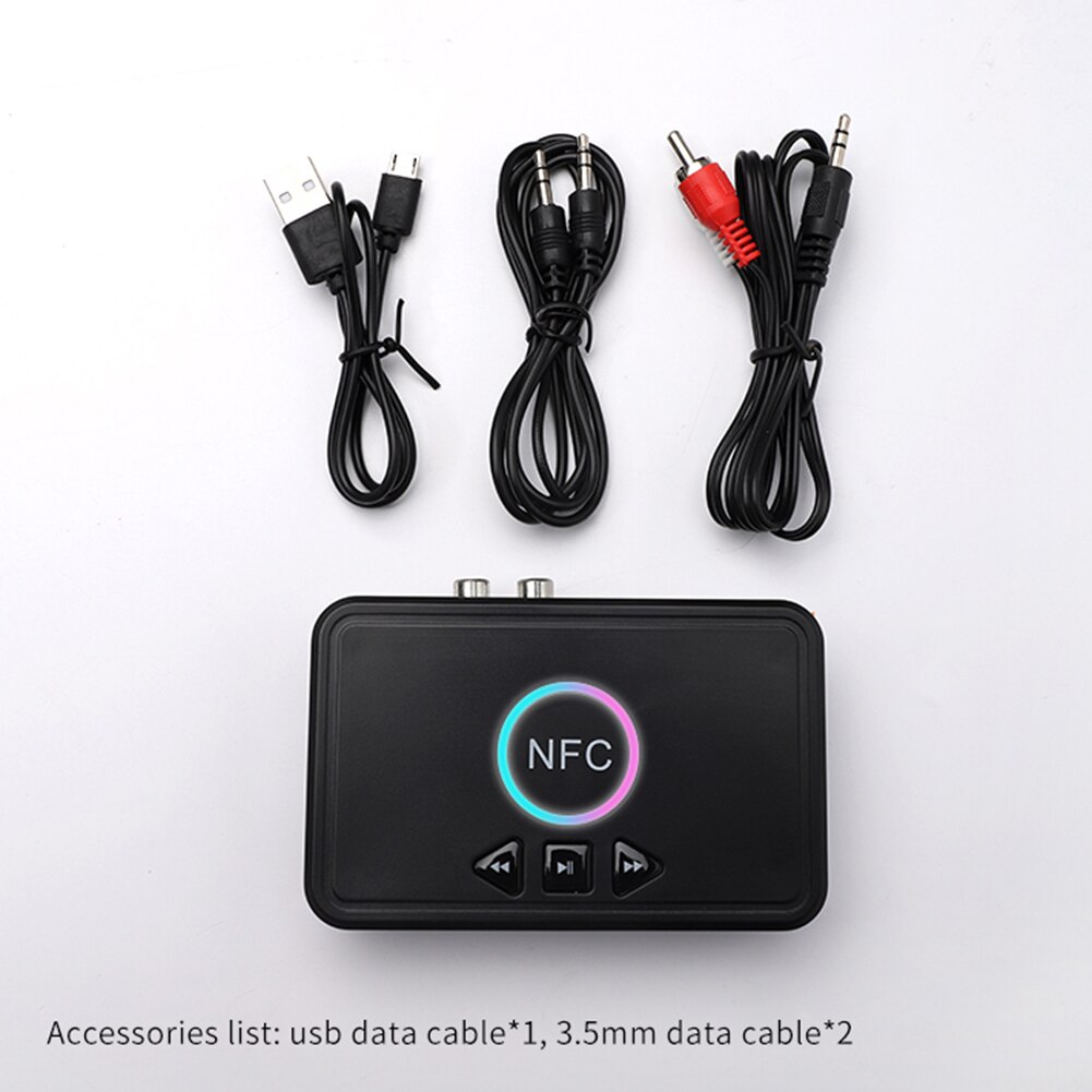 USB Stereo Music Wireless Adapter Wireless NFC Bluetooth 5.0 Receiver Dongle Stereo Receptor Audio Stereo Adapter