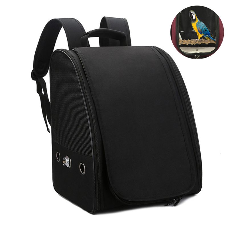 Fresh Look at Portable Pet Parrot Carrier Backpack Breathable Me