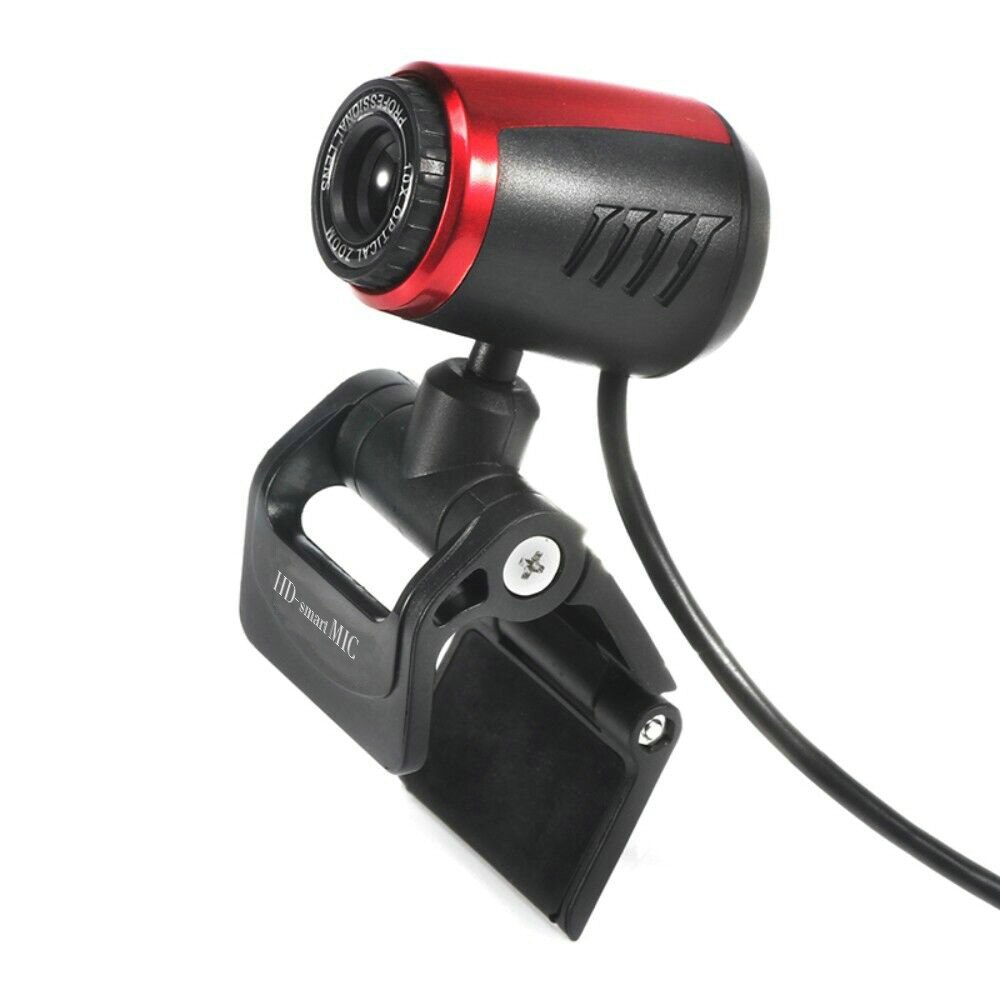 USB Webcam 480P Web Cam Clip-on Digital Web Camera for Microphone for Laptop PC Computer