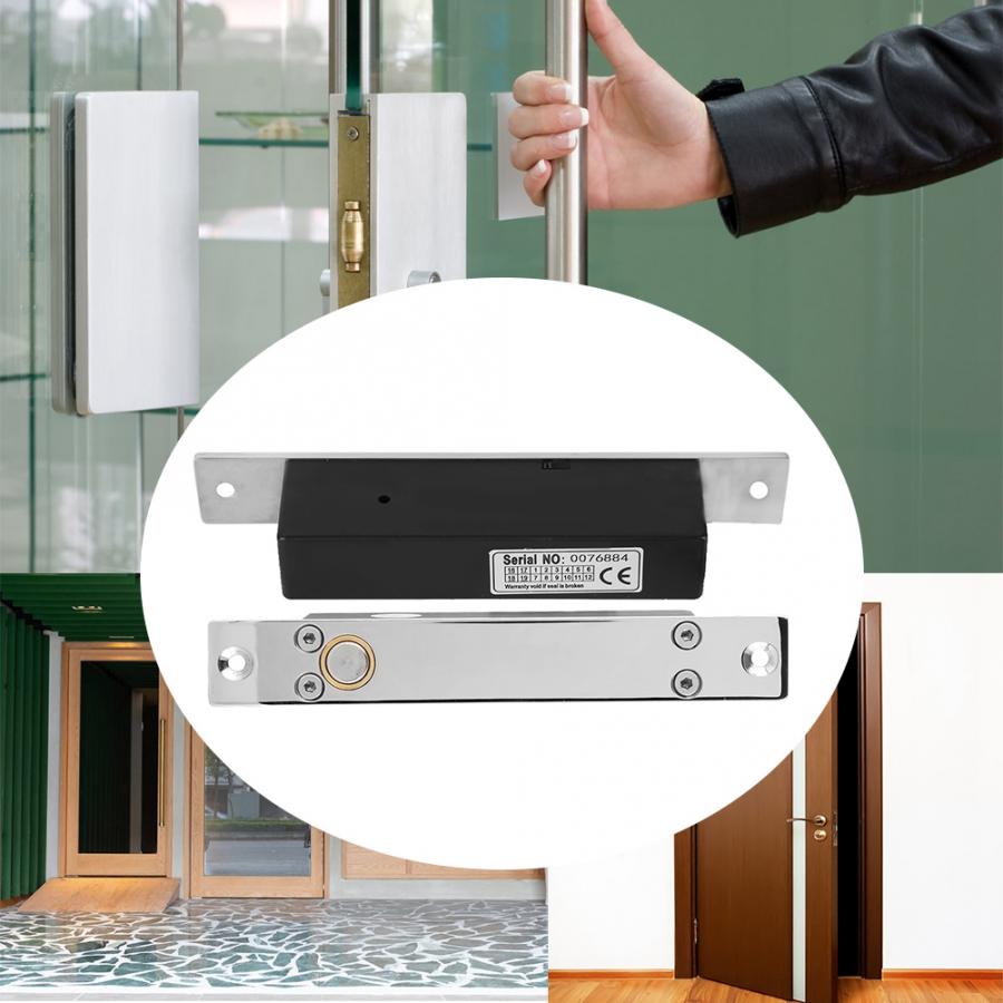 DC12v Electric Bolt Door Lock Plug Lock Magnetic Induction Security Access Control System