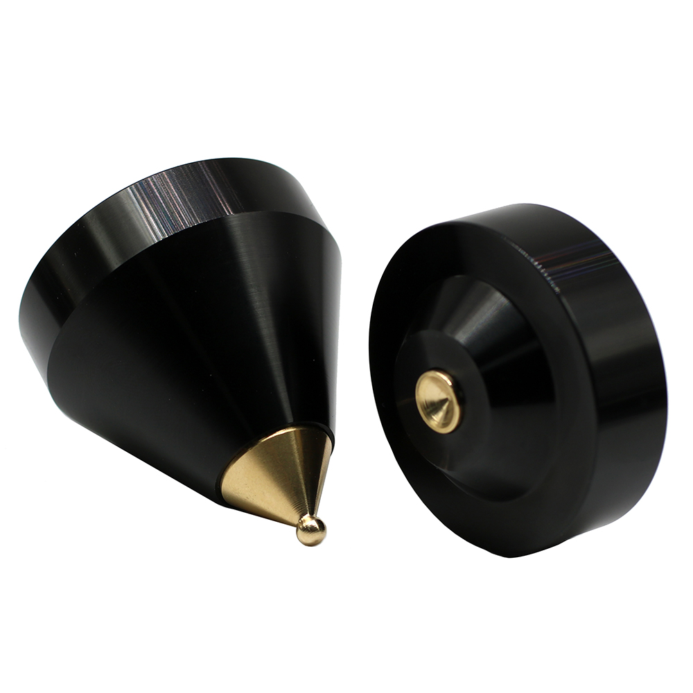 Thuis Theatersysteem Xssh Audio Audiofiele Schokdemping Pad Luidspreker Cd Versterker Aluminium Voet Metalen Spike Hifi Isolatievoeten