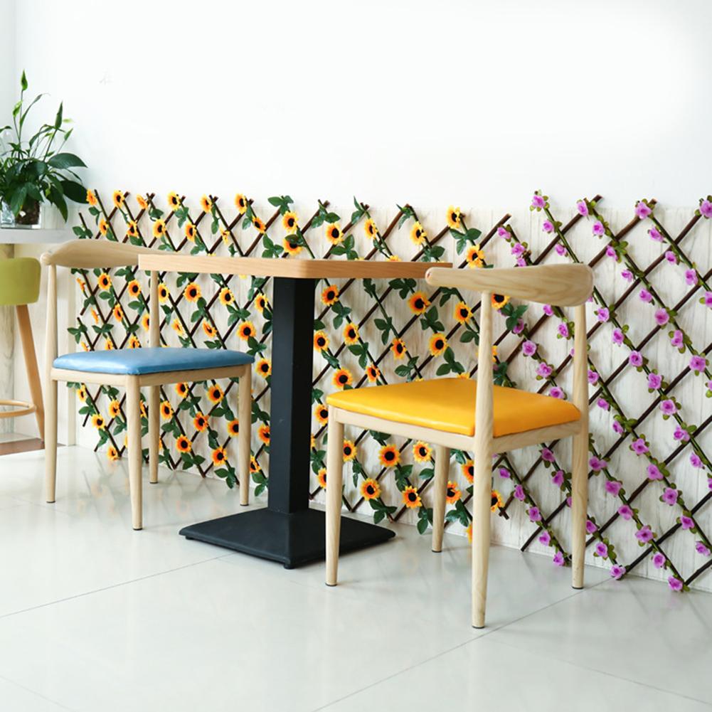 Simulation Fence Fence Sunflower Telescopic Fence Balcony Privacy Screen Garden Fence Protection Privacy Screen Garden Fence