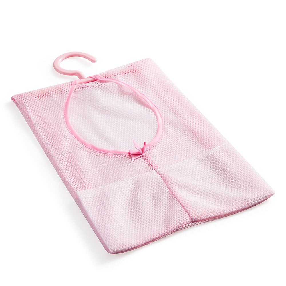 1 sztuk łazienka zabawki dla niemowląt torby wielofunkcyjny ekologiczny wiszący siateczkowy robić przechowywania torby zabawki robić kąpieli dla niemowląt kosze netto zabawki edukacyjne: Różowy