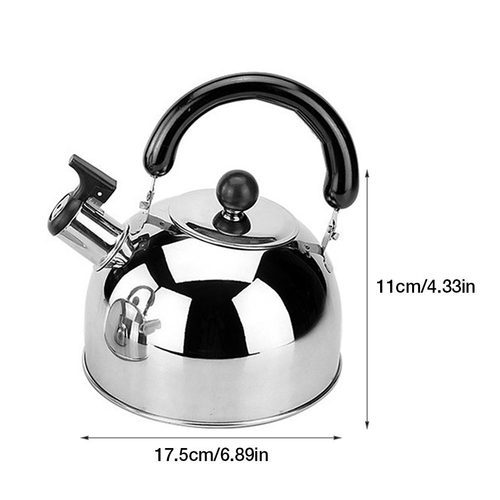 Teepannu viheltävä ruostumattomasta teräksestä valmistettu vedenkeitin ergonomisella kahvalla viheltävä teekannu induktioliedelle kaasuliesi