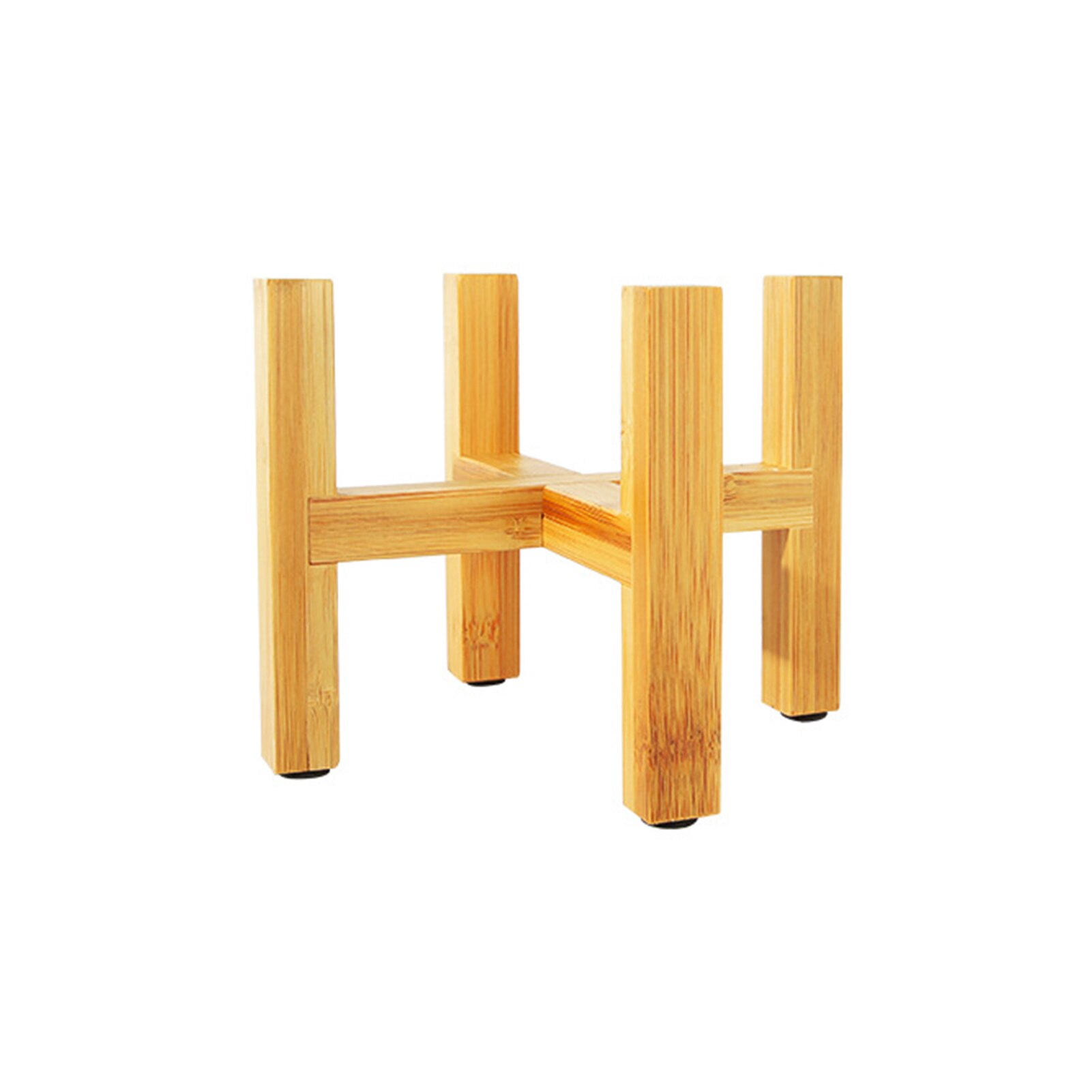 Wooden Plant Stand Durable Flower Pot Holder Home Decor: S
