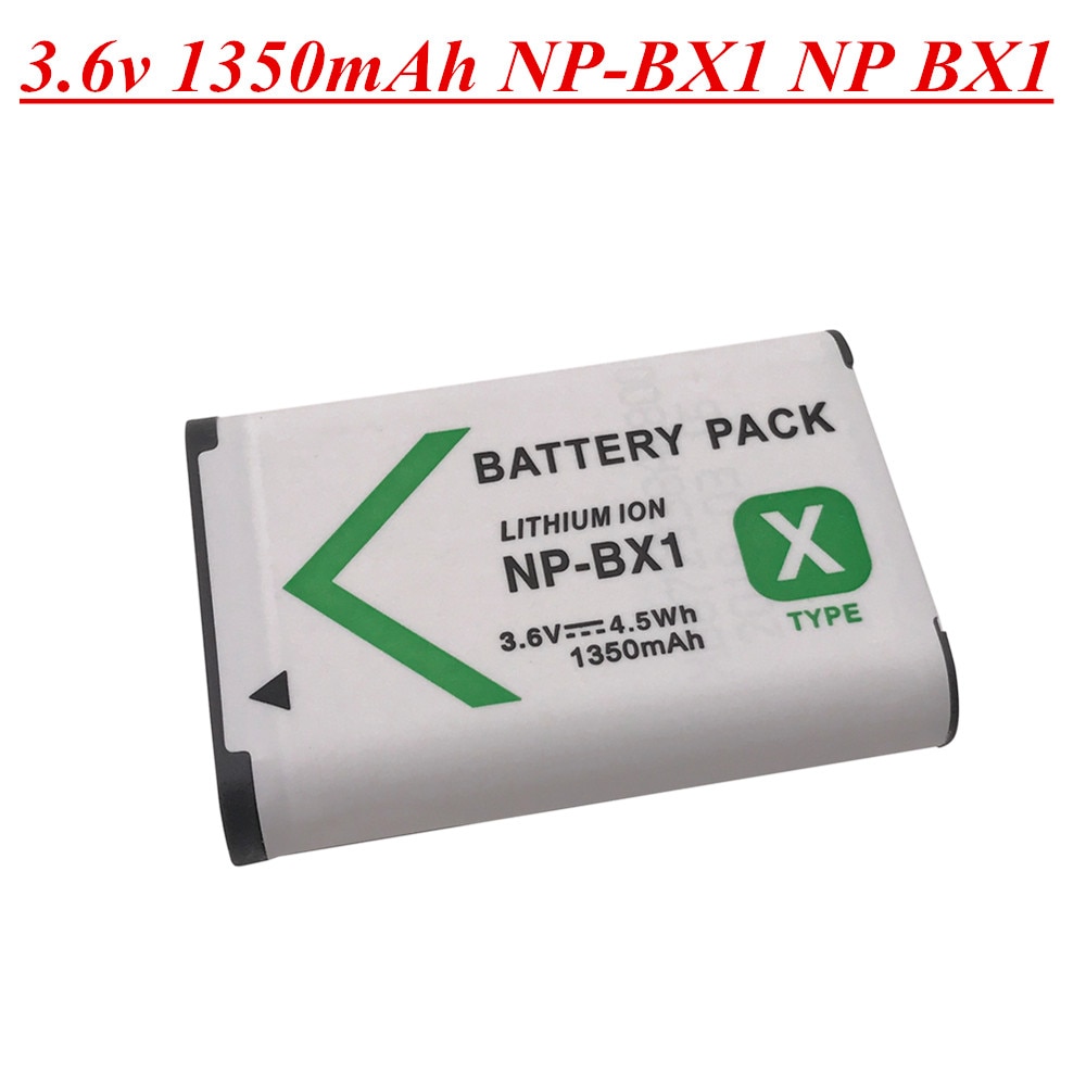 3.6V 1350Mah NP-BX1 Np BX1 Digitale Camera Batterij Voor Sony Dsc RX1 RX100 M3 M2 RX1R GWP88 PJ240E AS15 WX350 WX300 HX300 HX400