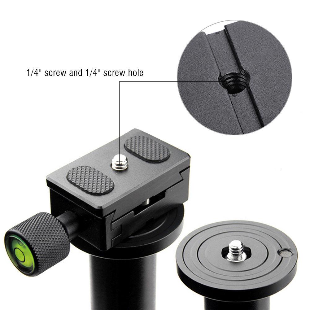 1/4 Quick Release Qr Plate Klem Adapter Mount Voor Camera Tripod Ball Head