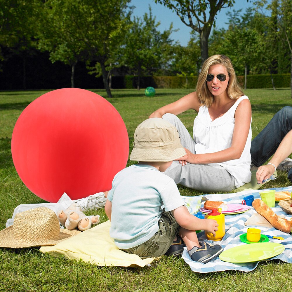 Red Round Large Latex Balloons 72 Inches Wedding Birthday Party Decoration Helium Big Giant Balloons Inflatable Air Ball Toys