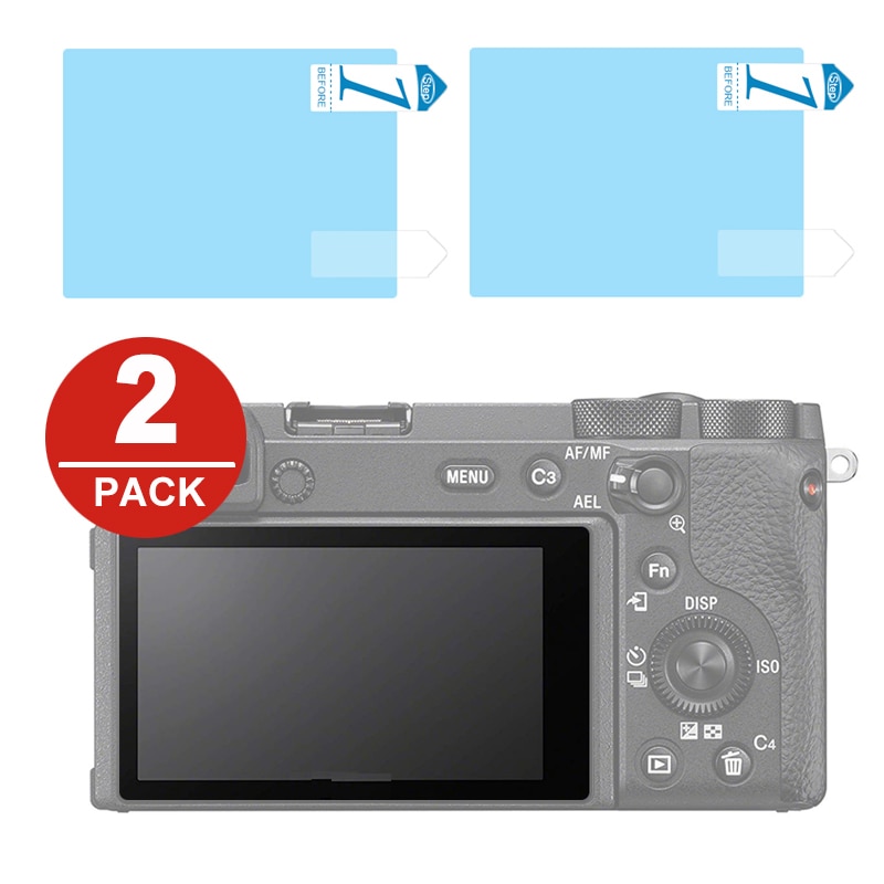 2x LCD Screen Protector Protection for Sony A7IV Alpha A6600 A6100 A1 A9 II A9II A9M2 Vlogcam ZV-E10 ZV-1 FX3 Camera