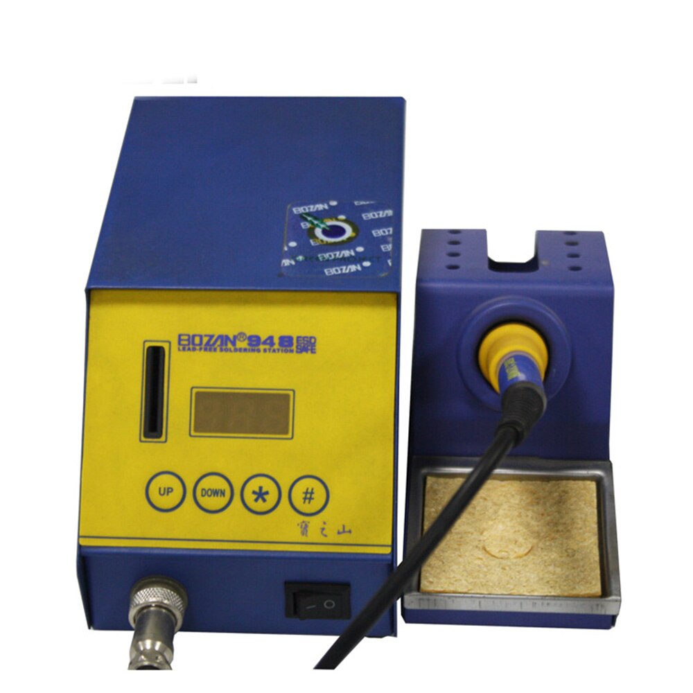 BOZAN 948 ESD Soldering Station LED Digital Desoldering Rework Station Solder Iron Welding Tool Lead-Free Auto Slee 220V 120W