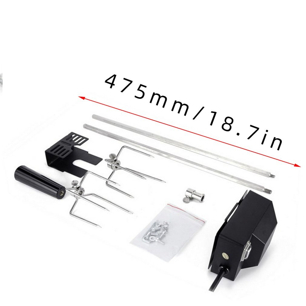 Simpel grill fuldautomatisk flip grill hjemmeroterende grillmaskine bærbar rustfrit stål udendørs flad pande
