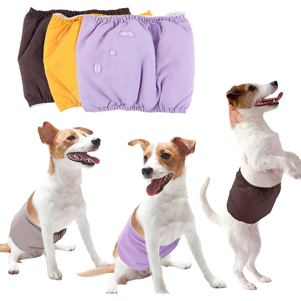 Pet Diapers Panties for Dogs Waterproof Breathable Male Disposable Diapers for Dogs Nappies Dog Physiological Pants Pet Supplies