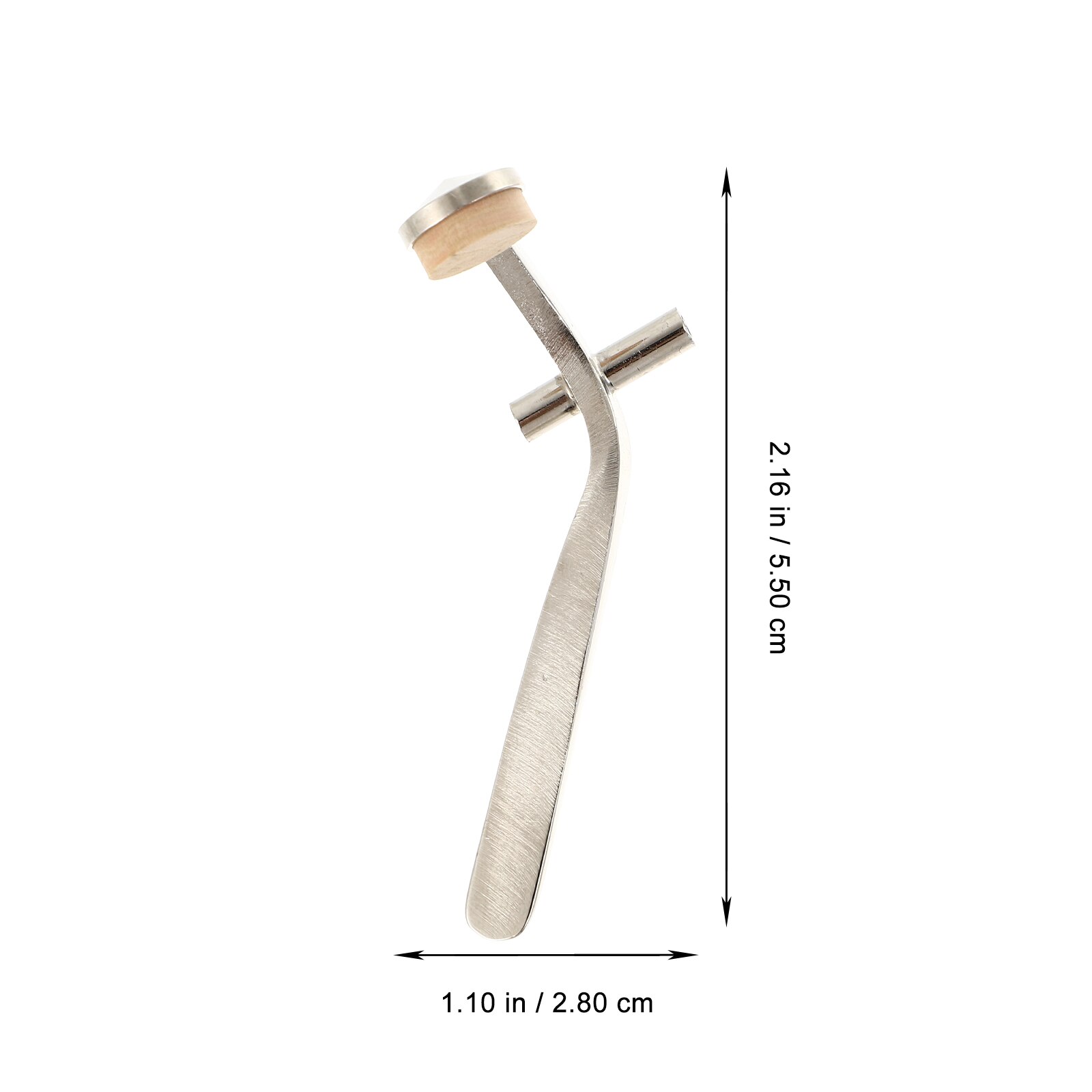 1Set Trombone Accessory Watergate Key With Cork Pad Trombone Accessory Silver Draining Valves Replacement: Silver 01