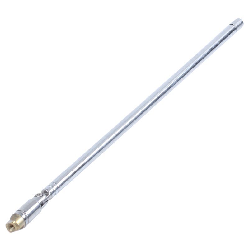 22 Cm Dab Radio, 100 Centimeter Van Televisie 6 Deel Telescopische Antenne Antenne Zilver: Default Title