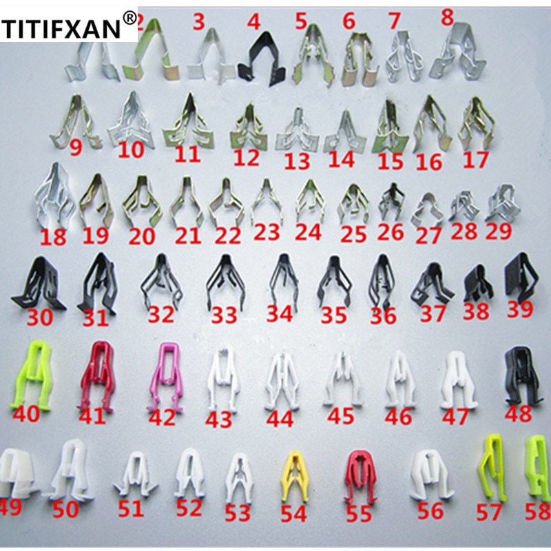 15PCS Universal Auto Plastic Fastener Clip For Lada All Cars Dashboard DVD CD Console Panel Trim Metal Rivet