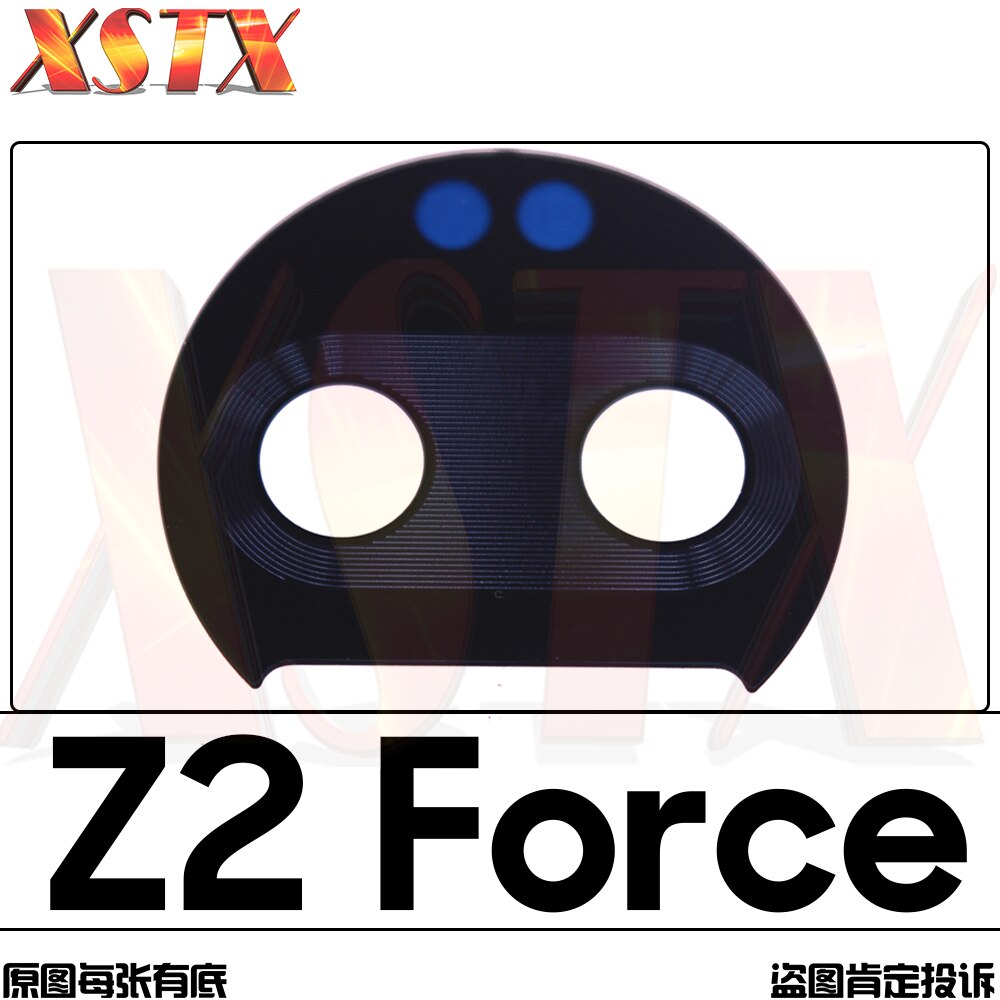 For Motorola Moto G4 E4 G5 G5S G6 plus Z Z2 Z3 play force X4 Back Rear Camera Lens Glass Replacement: Z2 force