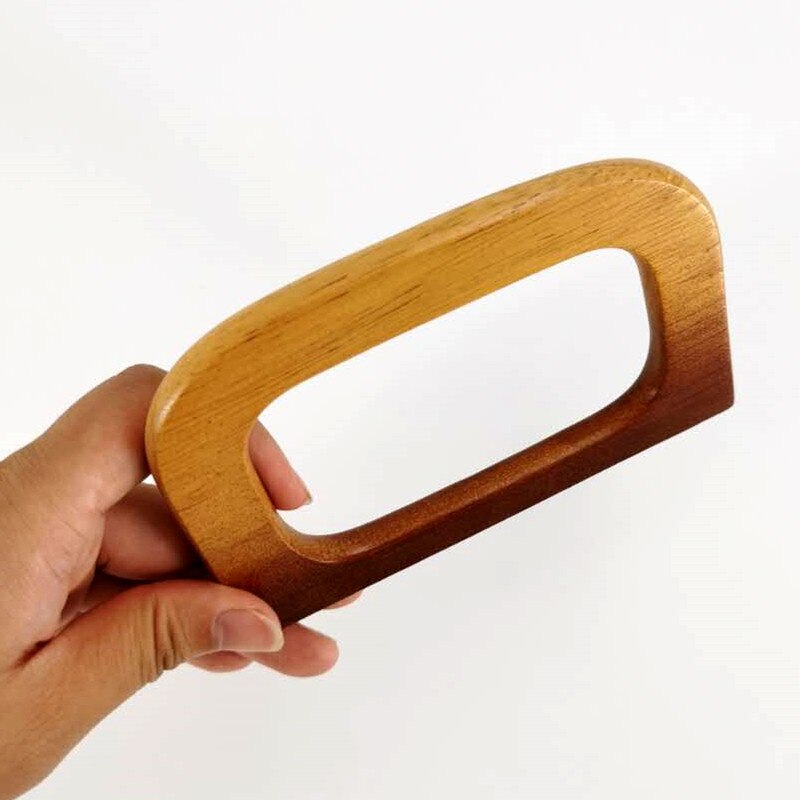 Torba drewno okrągłe torebka uchwyt wymiana DIY torebka uchwyt pierścień dodatki Handmade modne torby uchwyt nowy projekt Harajuke Hot