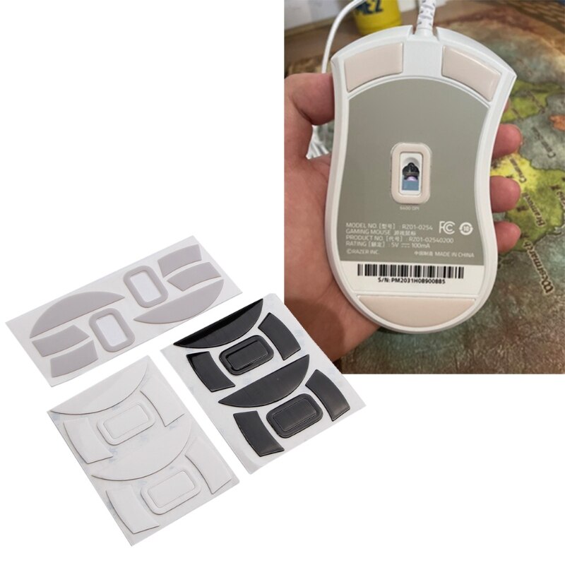 2Set Mouse Skates for razer- DeathAdder Essential 2000 Replacement Glide Feet