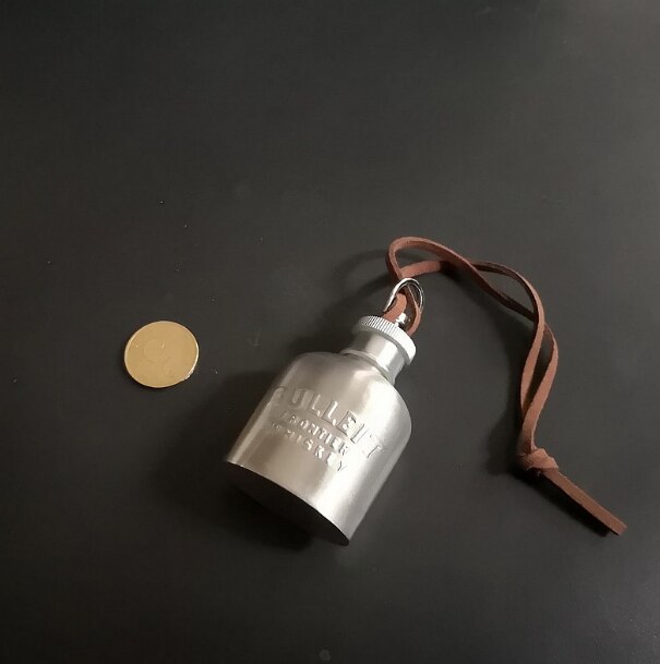 Mini 304 rustfri stålkolbe til alkohol whisky vinkande bærbare lækagesikre flasker til spiritus mænd sæt  lf564