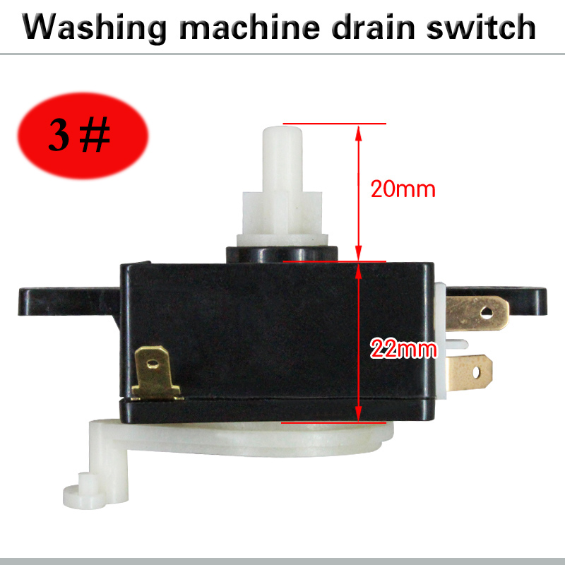 1pc Semi-automatic washing machine drain switch switch twin washing machine drain drainage function switch assembly