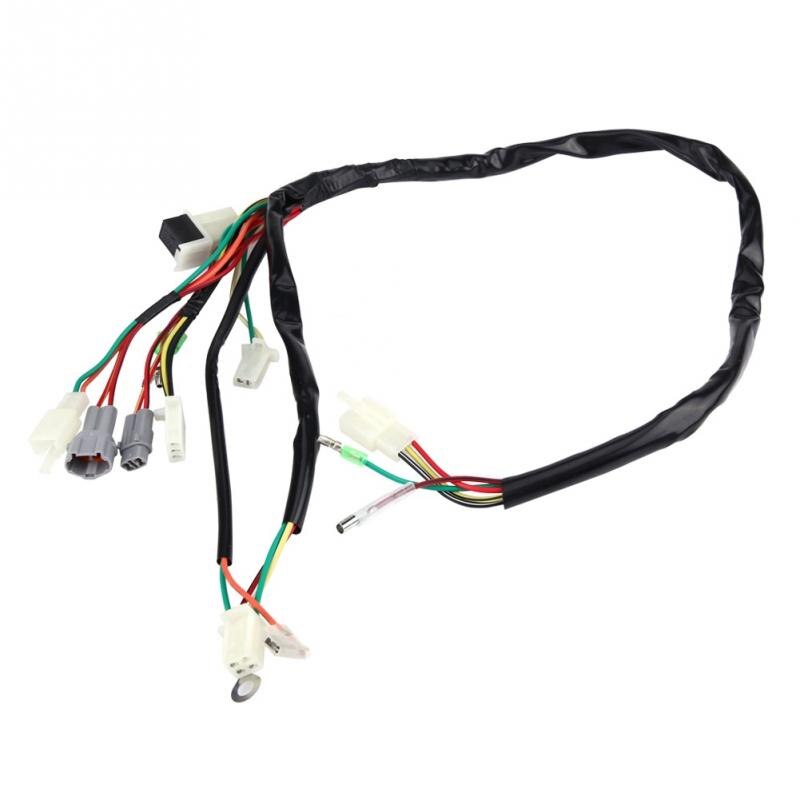 Motorcycle Replacement Wire Wiring Harness Assembly for Yamaha PW50 Car-styling Wire Harness Motor Accessories car wires