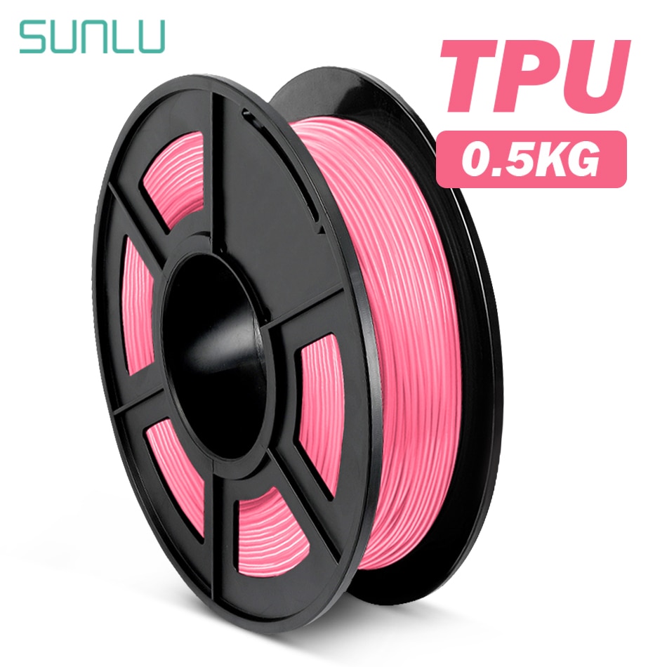 SUNLU TPU Flexible Filament 0.5KG 1.75MM TPU Filament 3D Printer Flexible 3d Printing Material