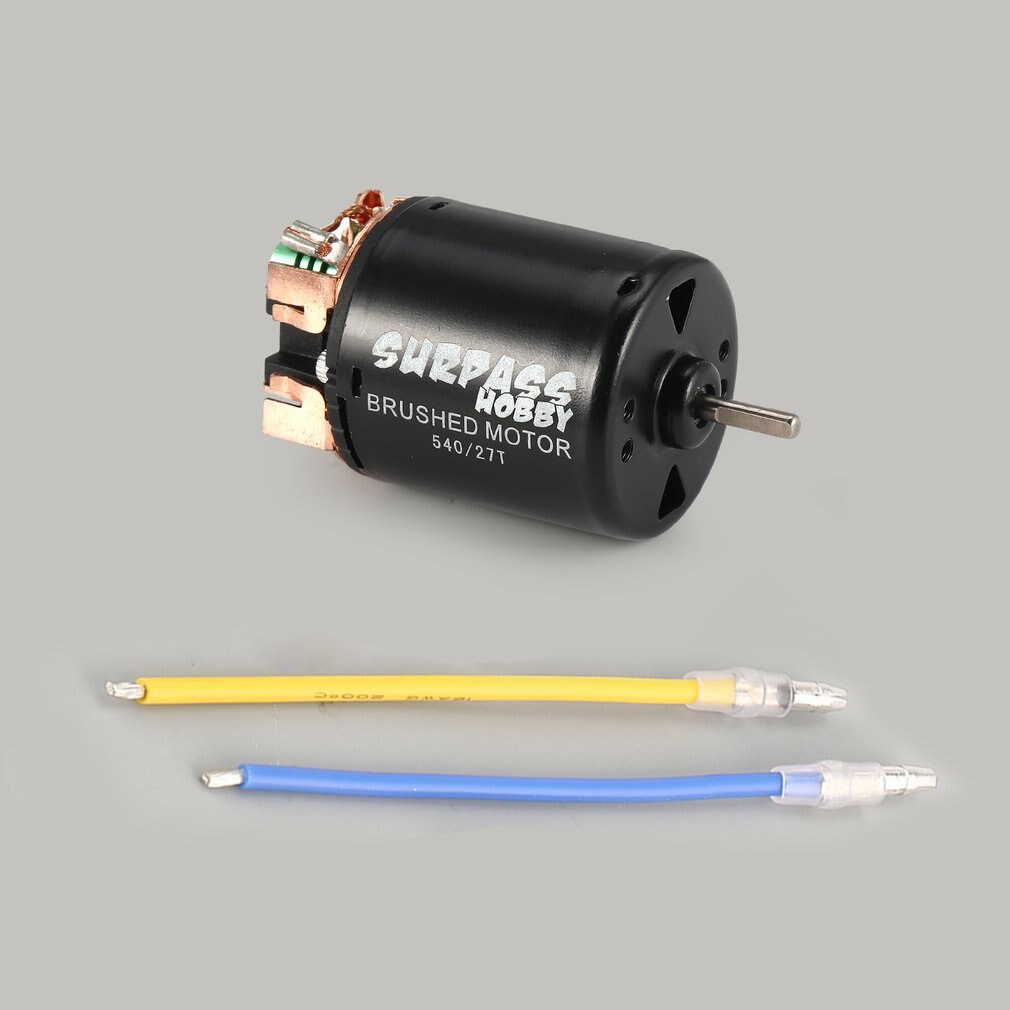 Surpass Hobby 540 13T/17T/21T/23T/27T/35T Brushed Motor 3.175mm Shaft for 1/10 RC Off-road Racing Car Vehicle Part Accessories: 540 27T