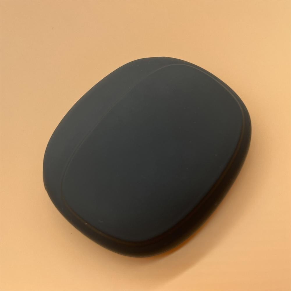 Portable Headphone Cable Bag Silicone Data Cable Storage Box Travel Earphone Wire Key U Disk USB Cord Organizer: black