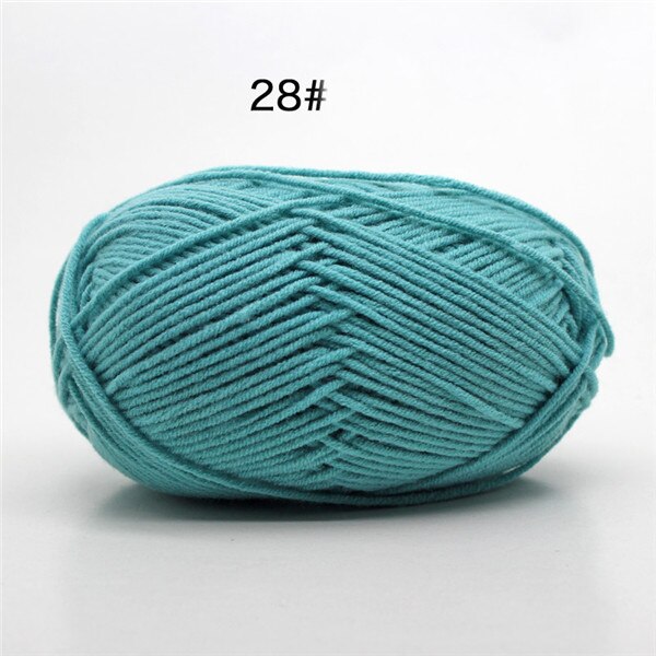 upgrade natuurlijke zijde melk katoenen garen dikke garen voor breien baby wol haak garen weave draad 4 Plys 50 g/stk: 28