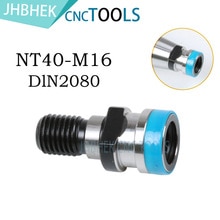 DIN2080 Adapter Pull Studs BT40 1PCS CNC Retentie Knop Pull Stud NT40 DIN2080 M16 voor Frees Houder snijden gereedschap machine