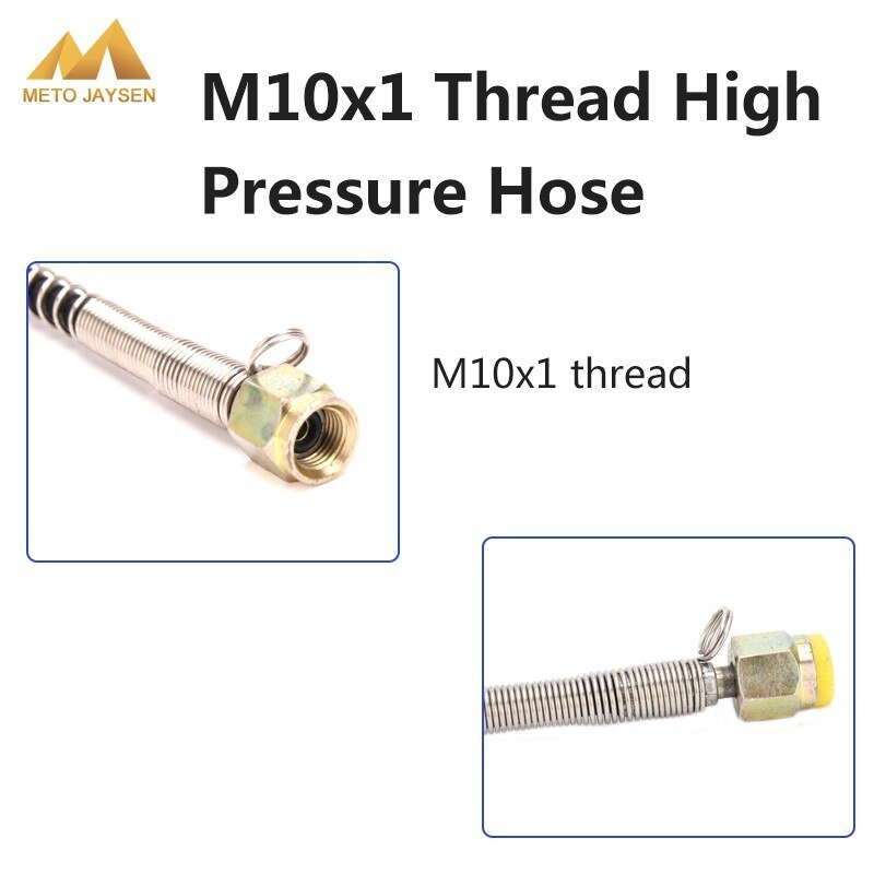 50CM 300Bar 4500Psi High Pressure Hose for Air Refilling Nylon Hose Brand M10x1 Female Thread on Both Ends