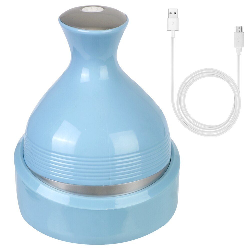 Elektrische Head Massager Multifunctionele Gezondheidszorg Voor Hoofdhuid Body Schouder Hals Huisdier Kat Hond Massage Stress Oplaadbare: Blauw