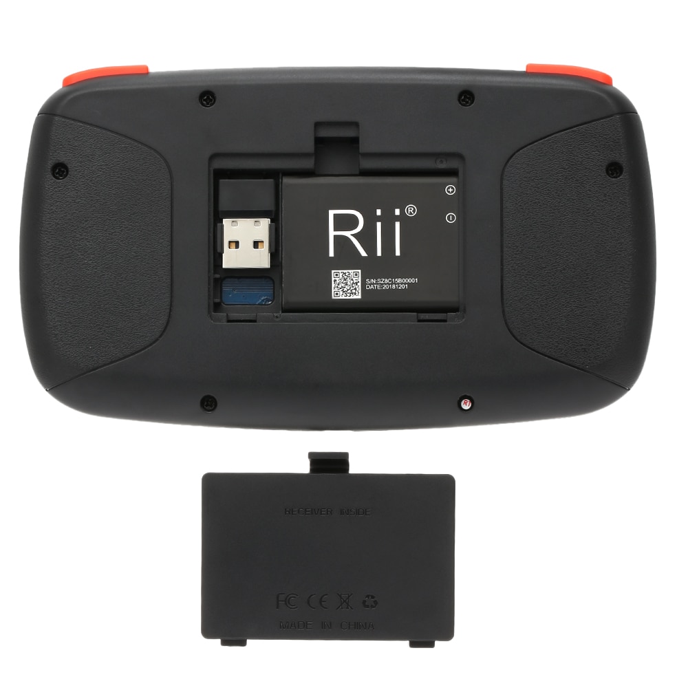 Rii i4 Mini Bluetooth Keyboard 2.4GHz Dual Modes Handheld Fingerboard Backlit Mouse Touchpad Remote Control for Windows Android