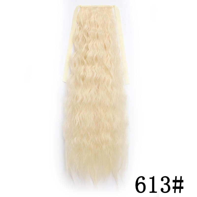 LISI HAIR 55cm Long 16 Clip in Hair Extension Straight Hairpiece Synthetic Hair For Women 140g High Temperature Fiber: T1B/613