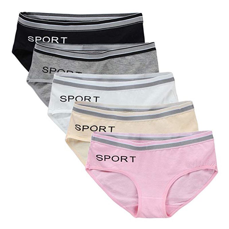 5Pcs mutandine per ragazze mutande di cotone mutandine per bambini adolescenti slip corti per bambini 97BC