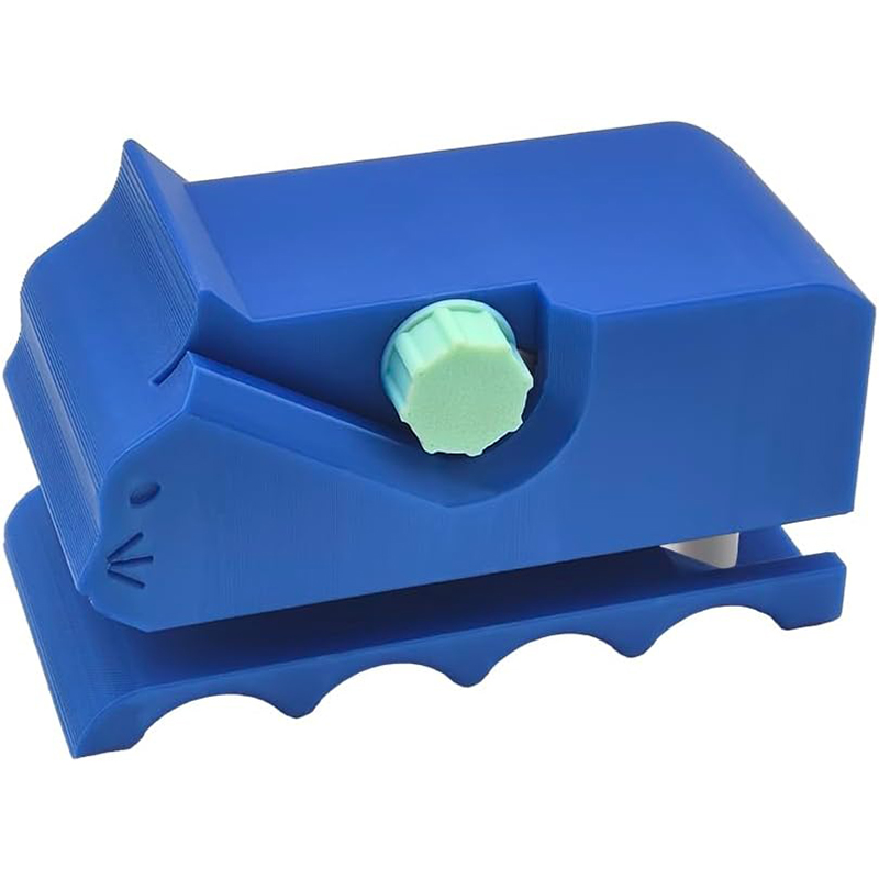 Coupe-carton portatif imprimé en 3D, outil de recyclage, planche à gratter pour chat, 1 pièce: Bleu