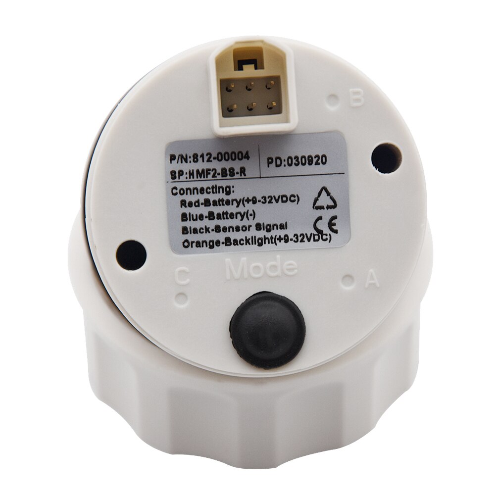 8 Color LED Auto Fuel Level Gauge with Fuel Level Sensor 0-190ohm Fuel Sender Unit Fit Fuel Indicator Level Meter RV Boat 9-32V