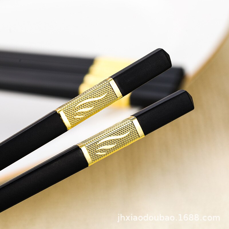 10 pièces chinois Sushi baguettes Palillos Chinos Baguette Chinoise Comida Japonesa coréen Sushi bâtons ensemble famille vaisselle: 10 pieces G