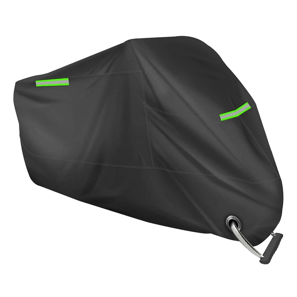 Motorcycle Cover Outdoor Protector Waterproof Cover Anti-theft with Lock Hole