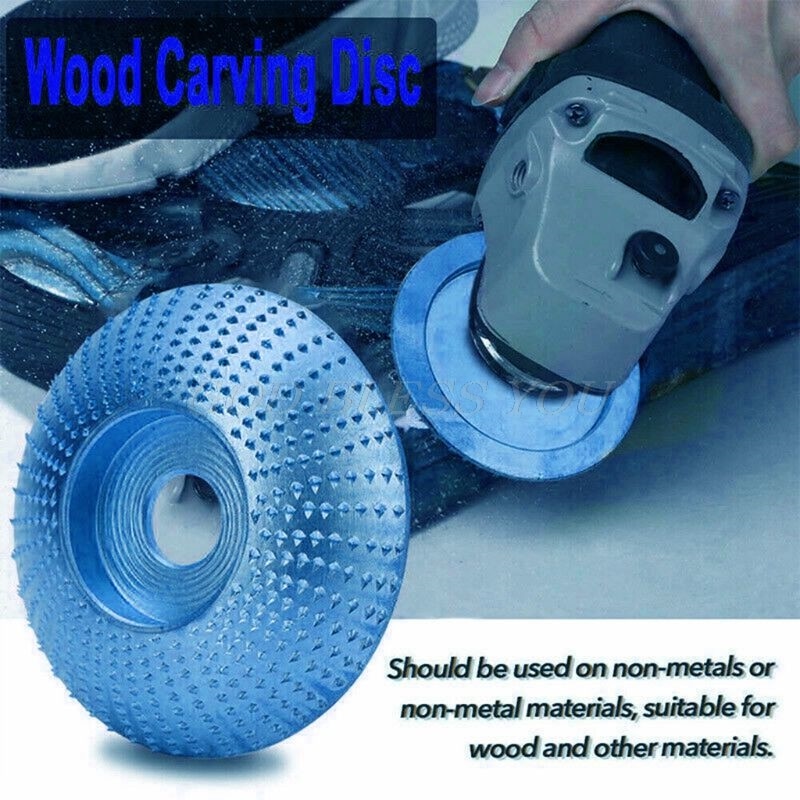 Woodworking Angle Grinder Disc Tool Grinding Wheel Carbide Wood Sanding Carving