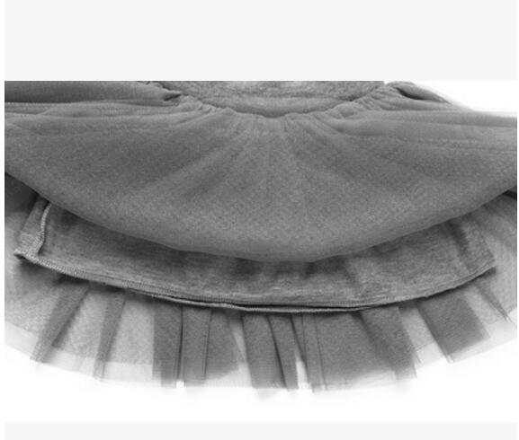 Herfst and2017 winter Koreaanse versie van de baby mesh Prinses Bladerdeeg rok voor 0-6 jarige meisje