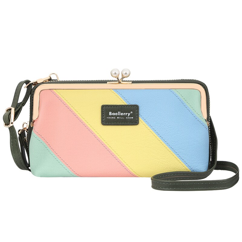 Bolso pequeño para mujer, bolsos coloridos de verano, bolsos de mujer de Color caramelo de superior, bolsos de bolsillo para teléfono, bolsos pequeños de para chica,: Green