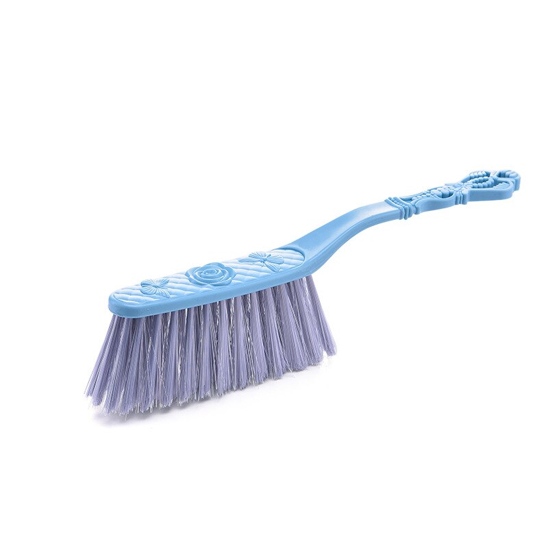 Escoba y recogedor pequeño de plástico para el hogar, cepillo de limpieza de superficies para sofá y cama, artículos diversos de escritorio, cepillo de barrido para Cocina: Blue Brush