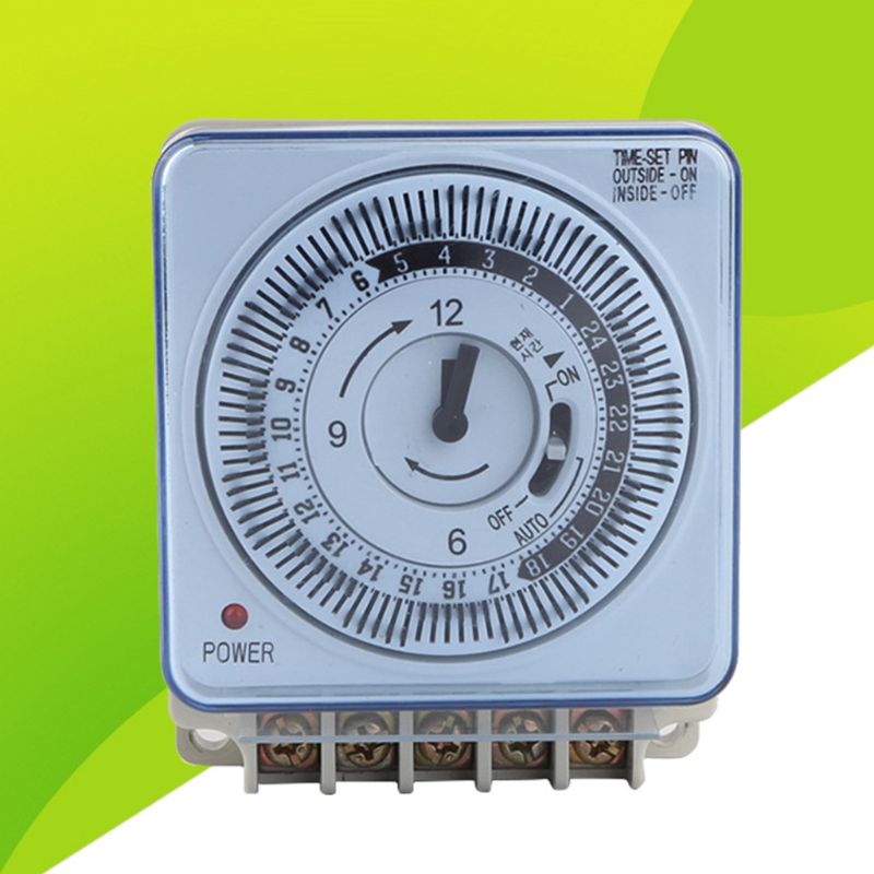 Mechanical Timer Switch 250V 16A Time Counter 15min 24h Kitchen Controller Home 449C