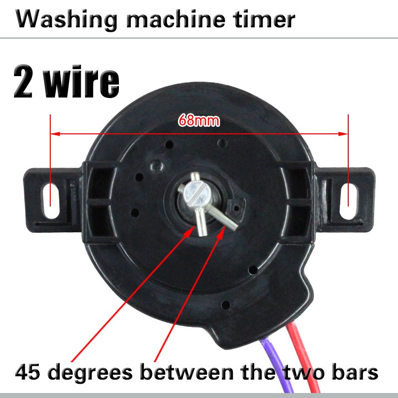 Washing machine Spin timer 2-line 45 degree inclined ear spin timer 5 minutes washing machine accessories