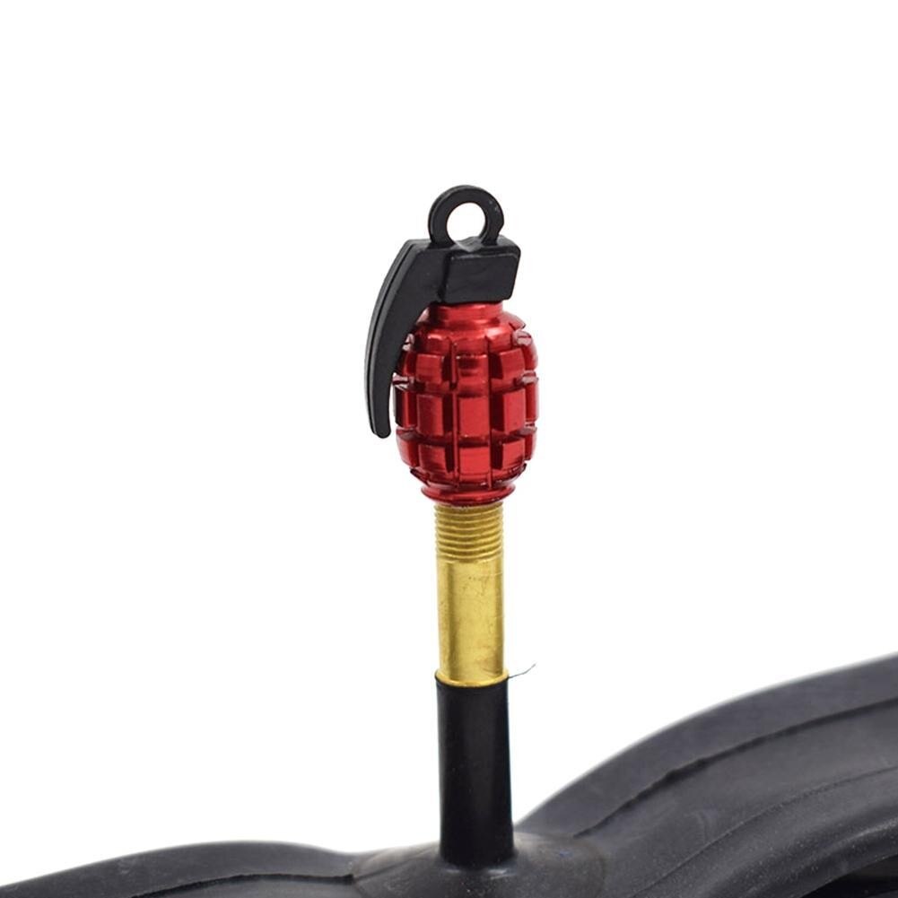 5 färger ventilkåpa cykel munskydd mtb cykel täckt dammstång luftventil dra åt tillbehör cykel mun fälgar  x5 l 4